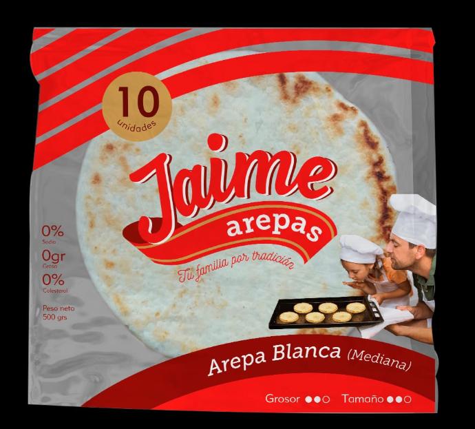 Arepa tela de Maíz 10 unidades