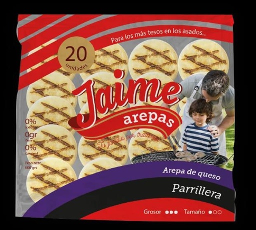 Arepa Parrillera Doble Queso